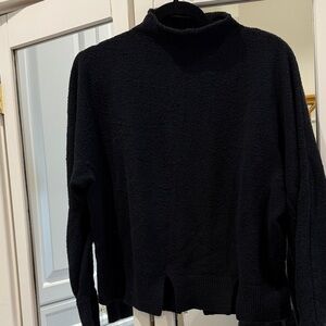 Proenza Schouler Black Mock Turtleneck Sweater